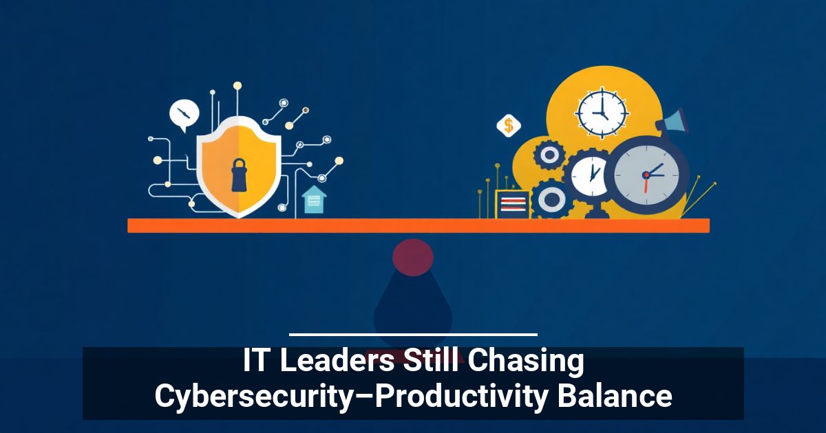 IT Leaders Still Chasing Cybersecurity–Productivity Balance
